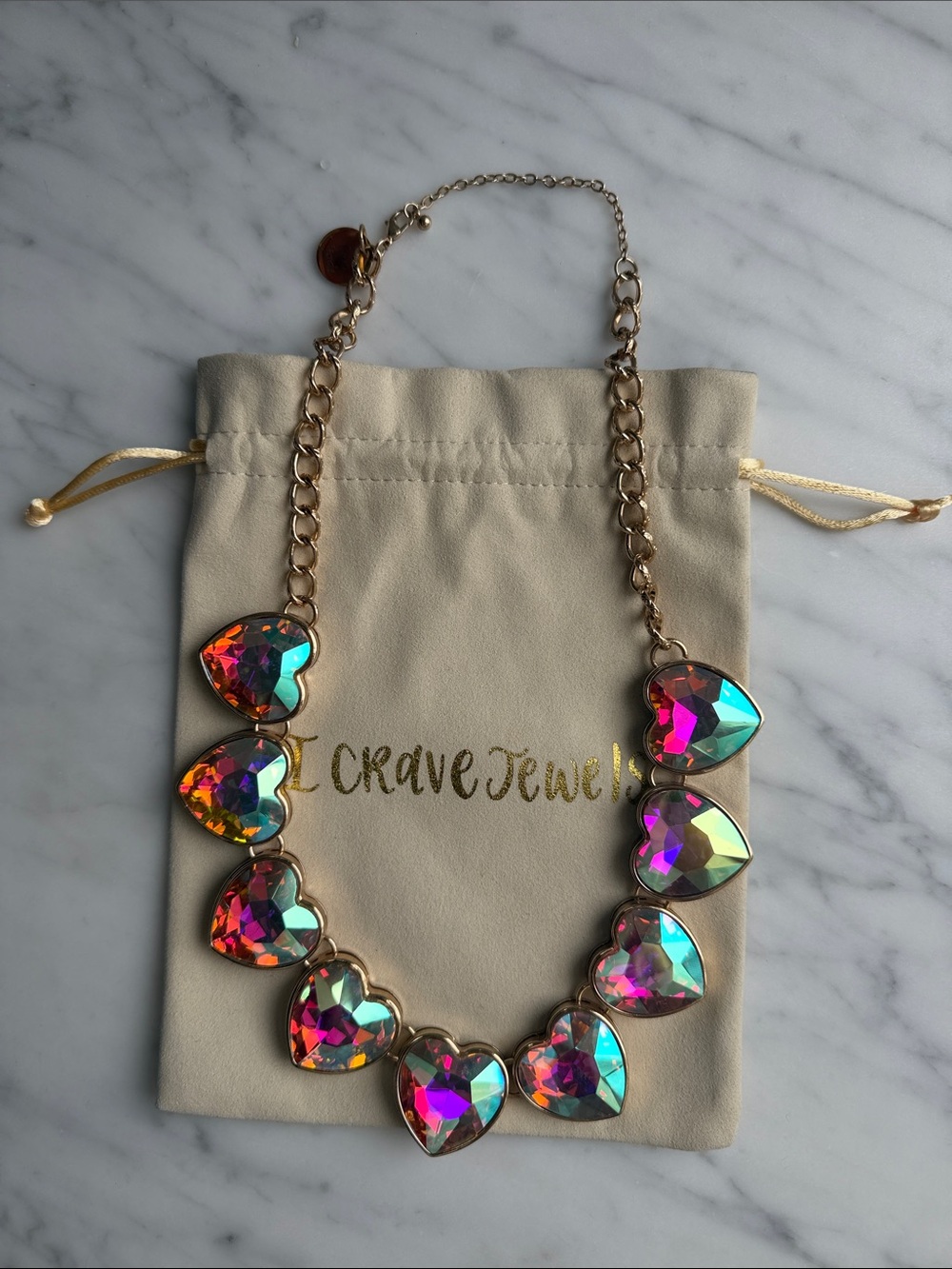 I Crave Jewels heart necklace